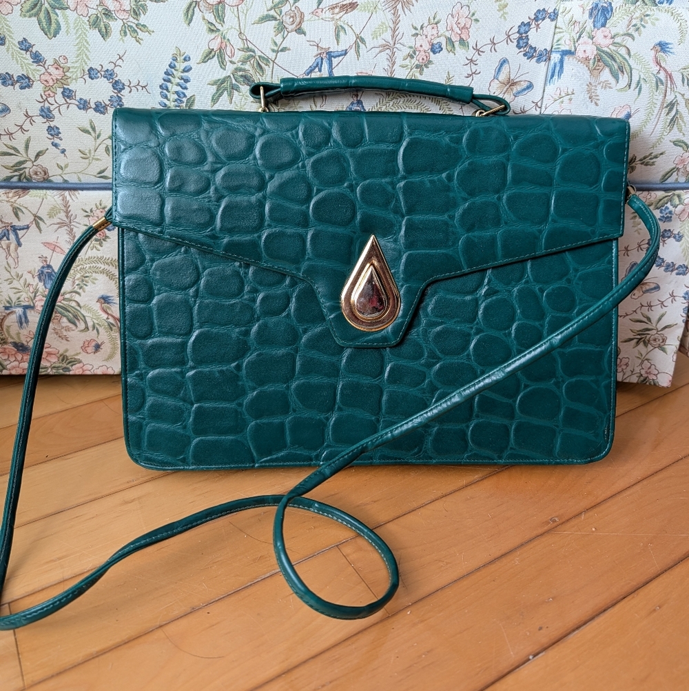 Calego Jaclyn Smith Briefcase Style Purse
